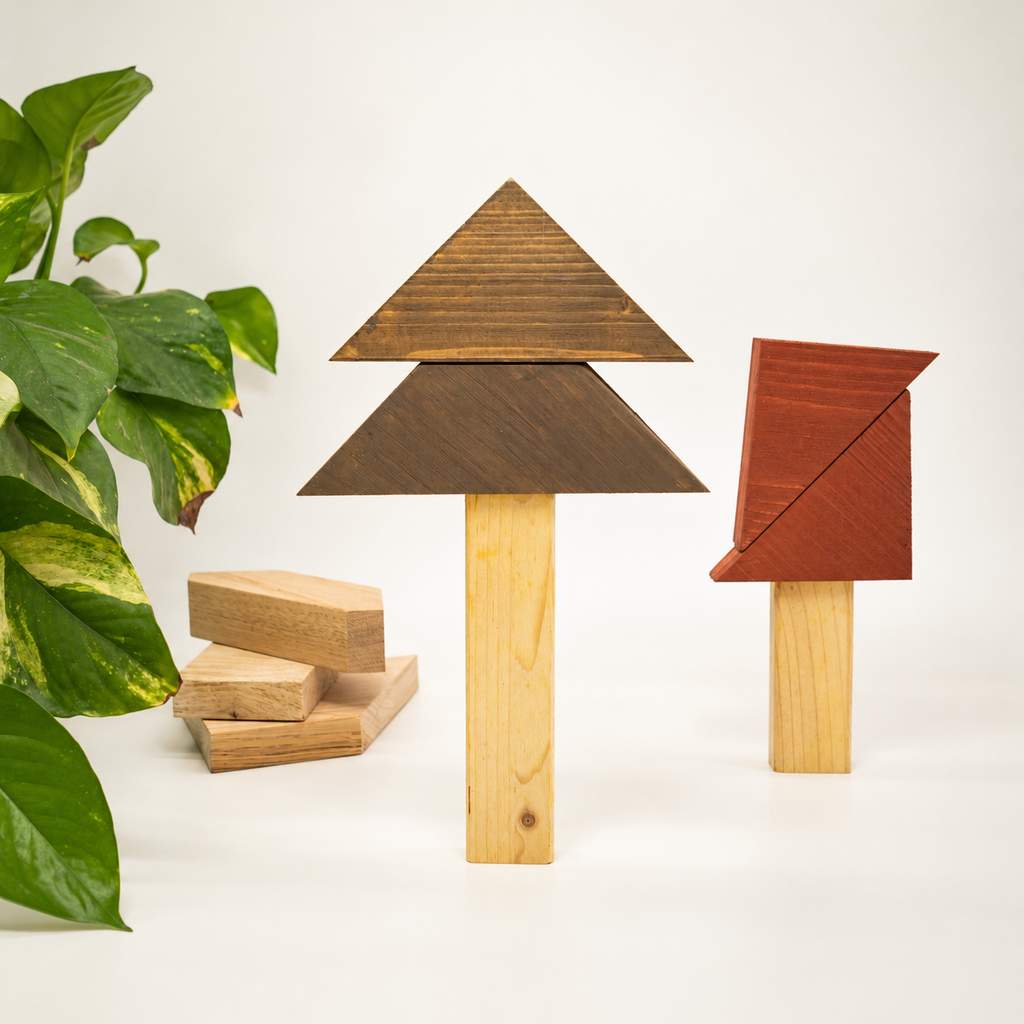 SKARTI - gioco di costruzioni in legno naturale
