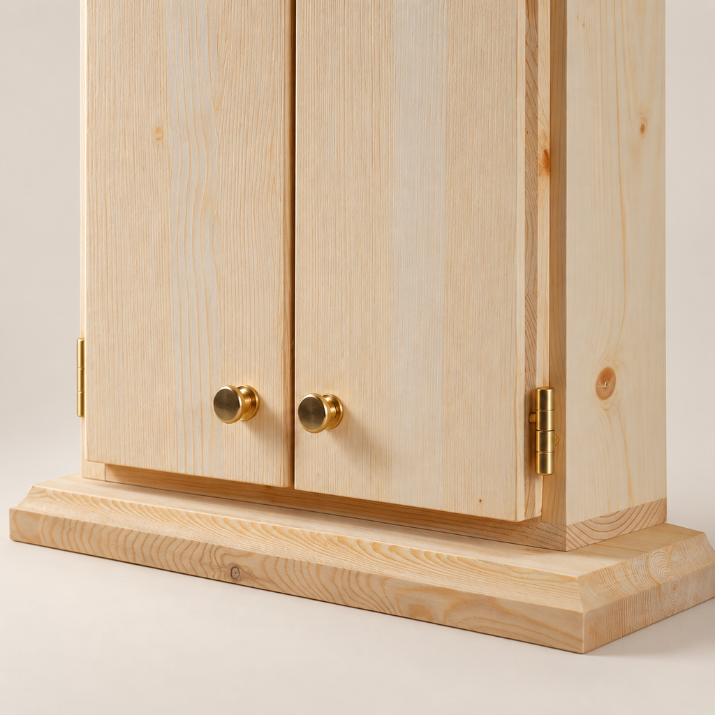 Butsudan in legno d’abete | Altare buddista naturale