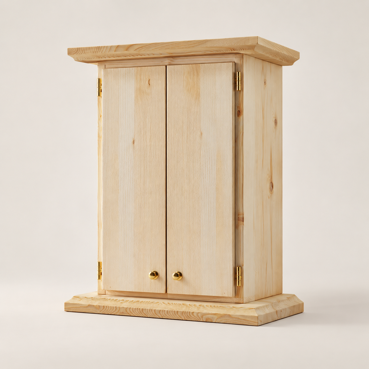 Butsudan in legno d’abete | Altare buddista naturale