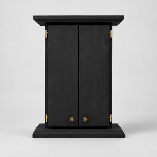 Butsudan - altare buddista in legno (nero)