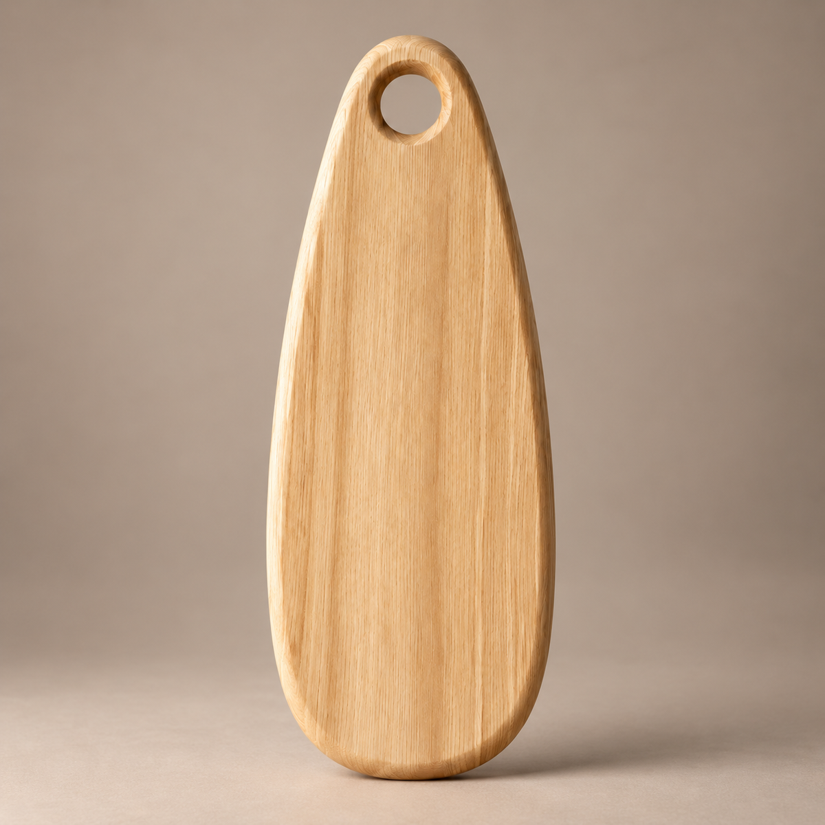 Tagliere ovale in frassino massello – 20 × 50 cm