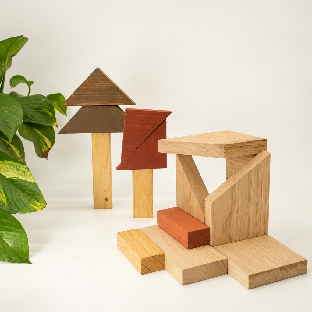 SKARTI - gioco di costruzioni in legno naturale