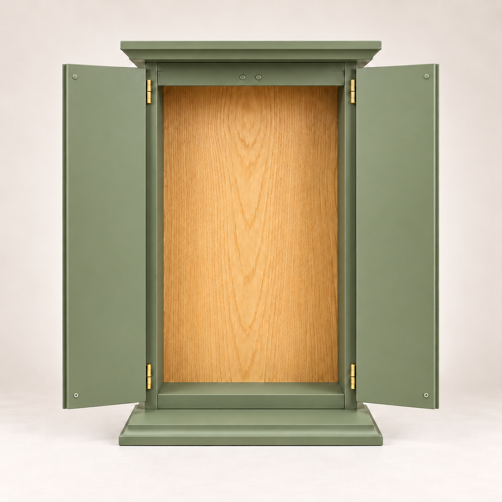 Butsudan - altare buddista in legno (verde)