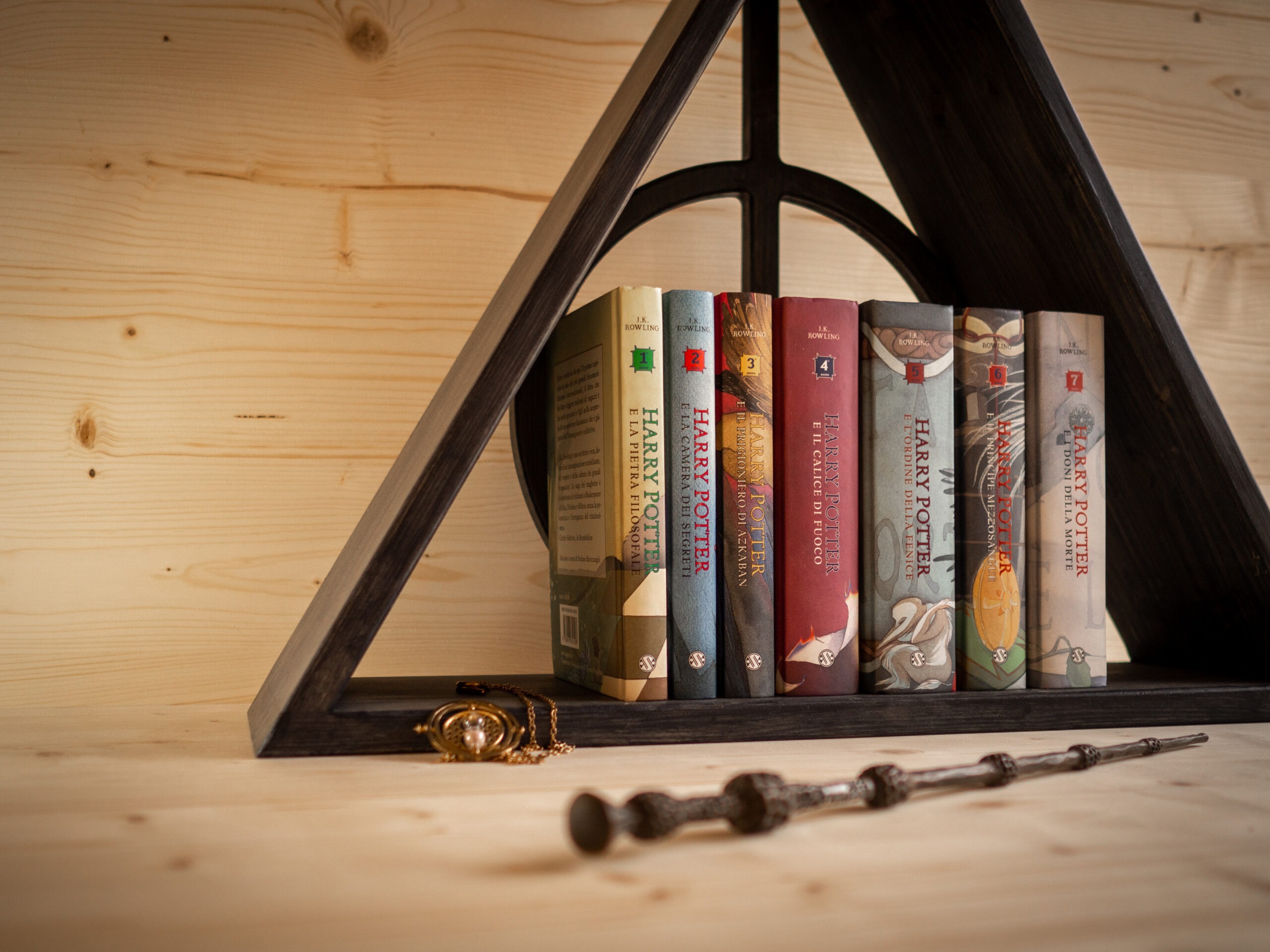 Libreria Harry Potter da parete per libri saga completa