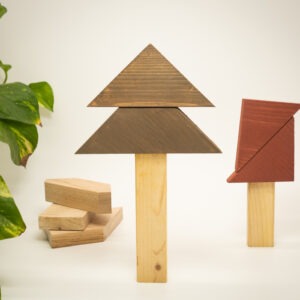 SKARTI - gioco di costruzioni in legno naturale
