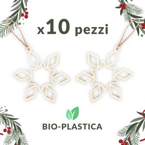 x10 Decorazioni per Albero di Natale Ecologiche