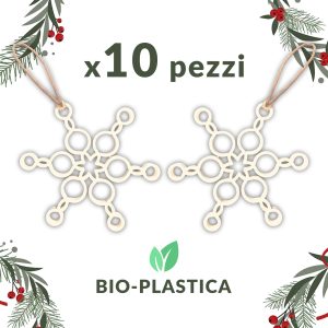 x10 Decorazioni per Albero di Natale Ecologiche