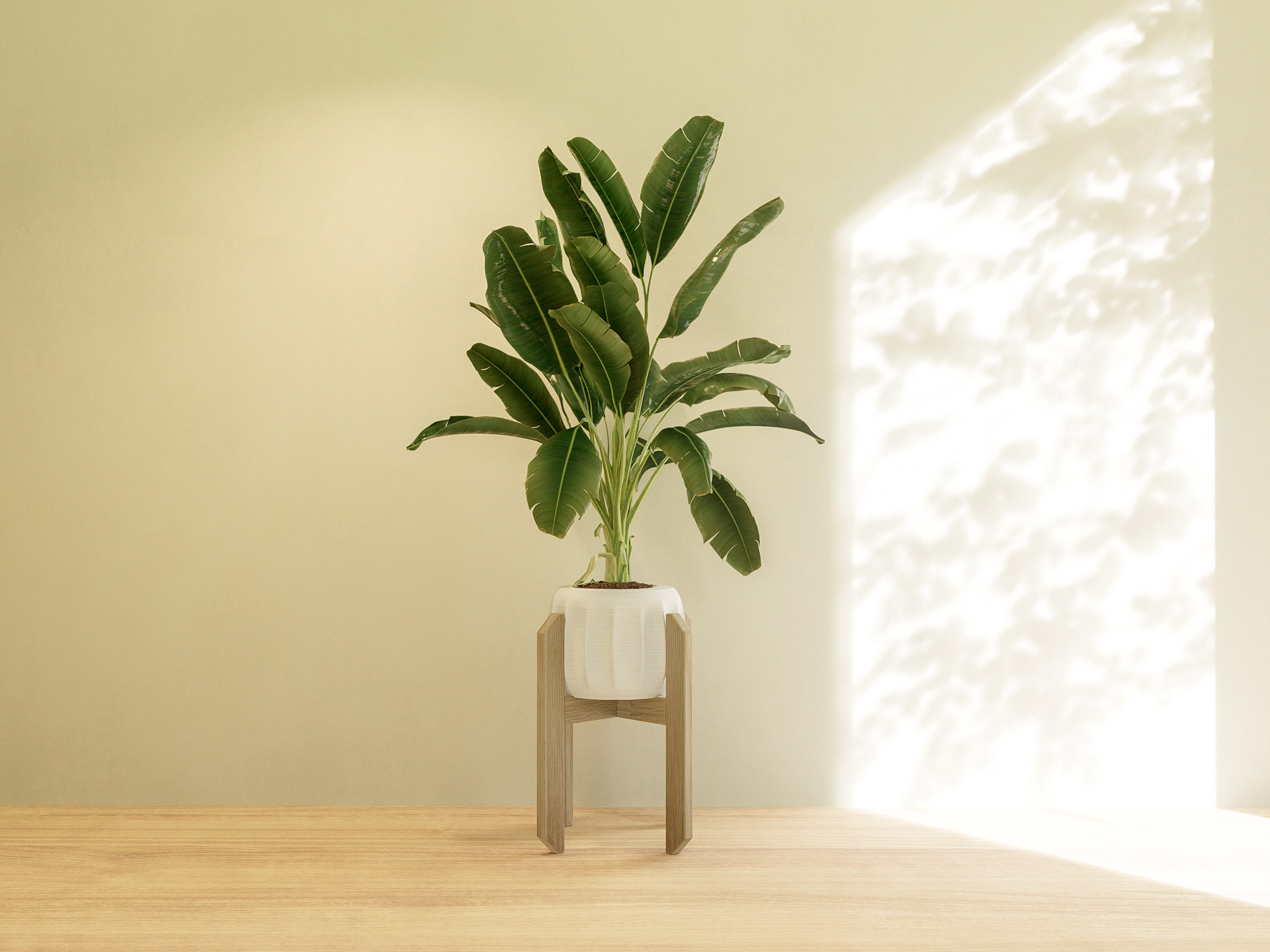 Supporto vaso in legno riciclato
