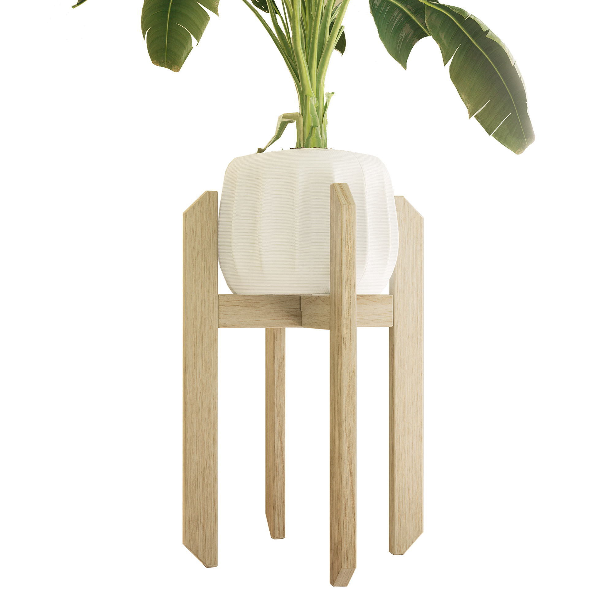 Supporto vaso in legno riciclato
