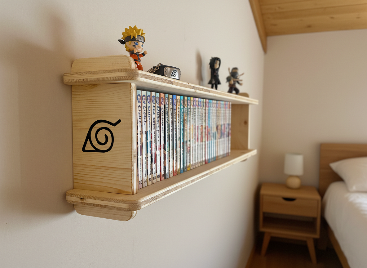 Libreria ispirata a Naruto mangabox